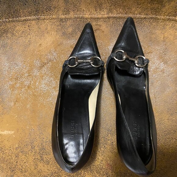 Vintage Gucci Pointy Toe Pumps Size 8 - Picture 4 of 8